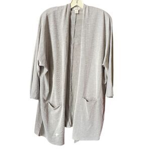 Anthropologie Donni size OSFA, pinstriped open cardigan.